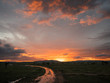 © Herr Loeffler - Sun down savanna Africa Serengeti orange tint