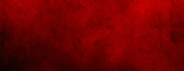 Wall Mural - Red textured concrete wall background