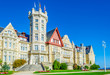 View of the magdalena palace in Santander, Spain