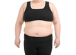 © New Africa - Overweight woman on white background
