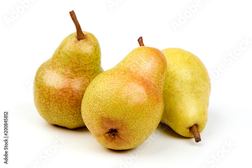 Stampe Juicy fresh ripe Williams pears, isolated on a white background