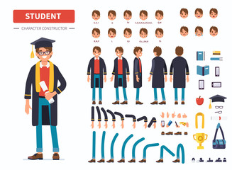 Wall Mural - graduated student