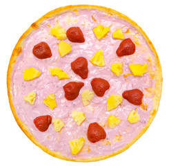 sweet yoghurt pizza