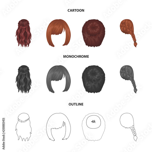 Kara Red Braid And Other Types Of Hairstyles Back Hairstyle Set
