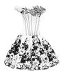 © Alexander - black and white ladies dress