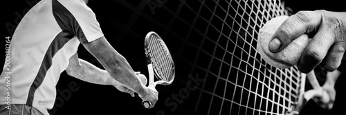 Dekoracja na wymiar  zlozony-wizerunek-tenisisty