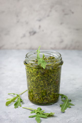 Sticker - arugula pesto