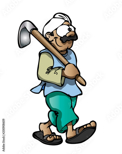Indian Farmer Buy This Stock Vector And Explore Similar Vectors