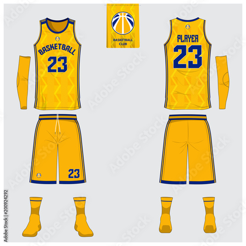 Download Basketball jersey or sport uniform template design for ...
