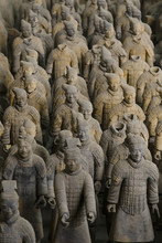 Terracotta Warriors Of Xian Marching, China