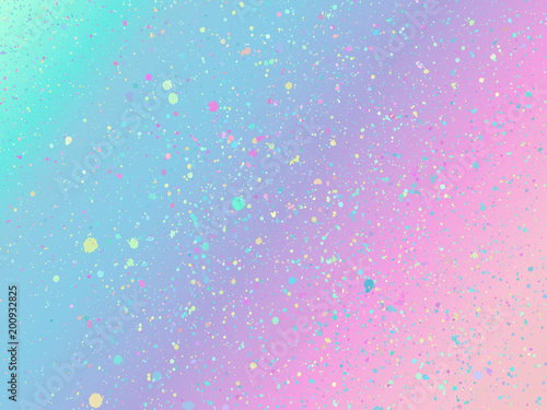 Unicorn background with rainbow mesh. Fantasy gradient backdrop Canvas-taulu