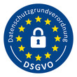 Button Datenschutzgrundverordnung DSGVO