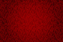 Hot Background With Beautiful Vector Red Fire Pattern