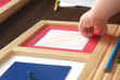 toddler removing square montessori inset