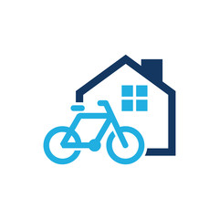 Poster - Bike House Logo Icon Design