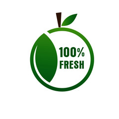 Poster - 100% organic stamp logo