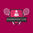 © Tobrono - Badminton Club Logo Vector Template Design Illustration
