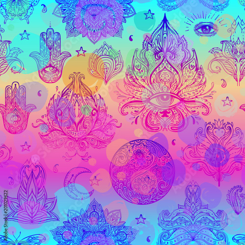 kolorowa-tecza-bez-szwu-deseniu-ozdobnych-elementow-stylu-boho-ilustracji-wektorowych