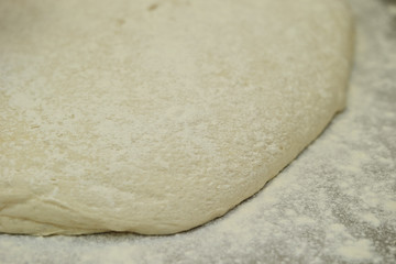 Wall Mural - Fresh bread dough 