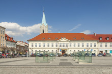 Poland, Malopolska, Oswiecim, Market Square