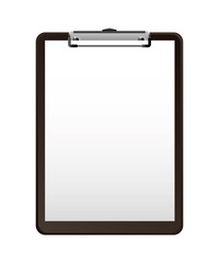 Wall Mural - business clipboard supply empty image vector illustration