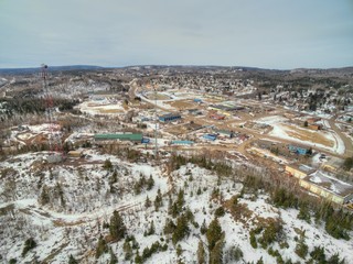 Silver Bay, Minnesota is a Community on the North Shore of Lake Superior in Minnesota that refines Iron Ore into Taconite