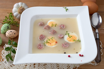 Poster - Polnische Ostersuppe