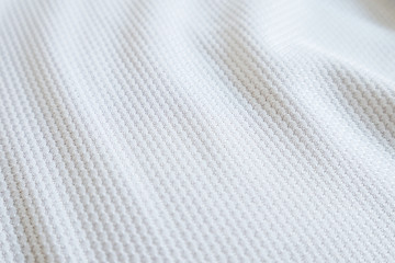 White football jersey clothing fabric texture sports wear background