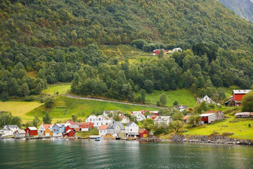 Wall Mural - Village in Norway