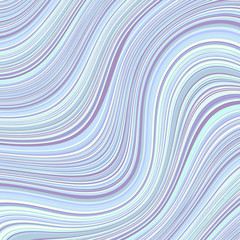 Poster - Abstract vector pattern. Curved wavy psychedelic irregular lines.