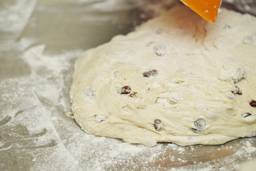 Wall Mural - Fresh bread dough 