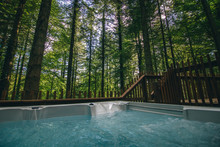 Hot Tub In Forest