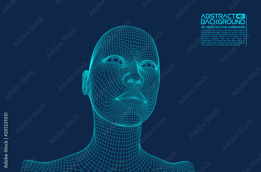 Ai Digital Brain Artificial Intelligence Concept Human Head In Robot