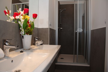 Bathroom interior design. Home, apartment, room