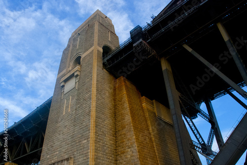 Obraz na płótnie Detal architektoniczny Harbour bridge, Sydney Australia