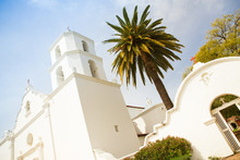 View Of Historic San Luis Rey Mission In Oceanside California