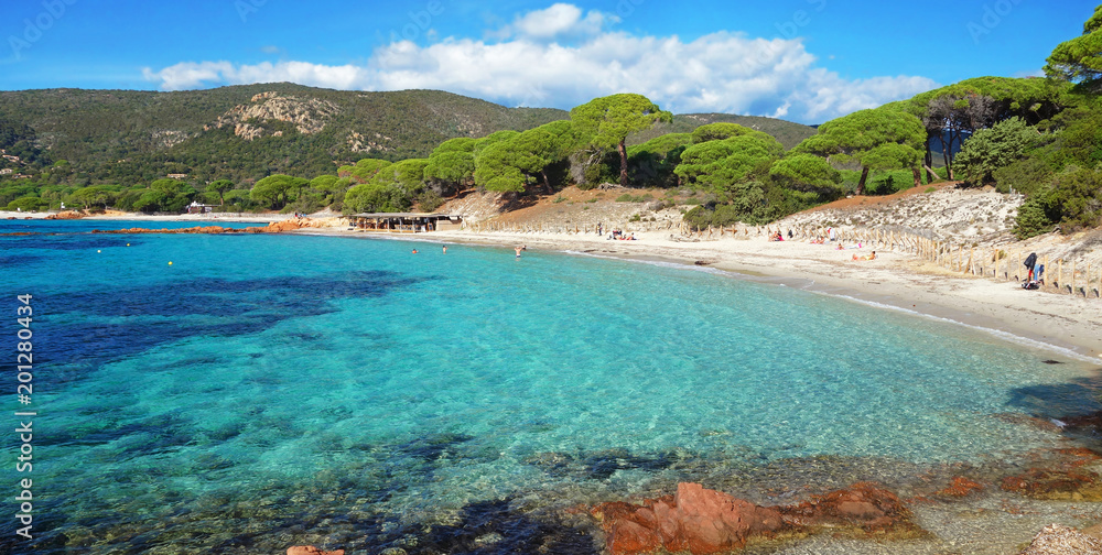 Photo Art Print Plage Palombaggia Corse France
