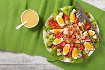 Poster - american cobb salad on a plate