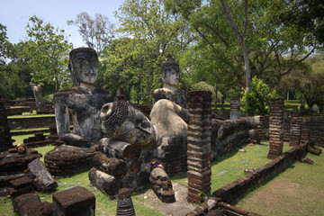 Wall Mural - Kamphaeng Phet Historical Park in Kamphaeng Phet, Thailand.