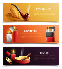 Poster - Tobacco Products Horizontal Banners