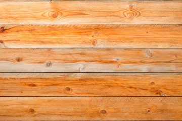 Wall Mural - Big Brown wood plank wall texture background