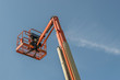 © John Price - Single Orange Extended Cherry Picker