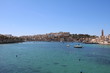 Bay of Il-Bajja ta' Marsaskala at the Mediterranean Sea, Malta