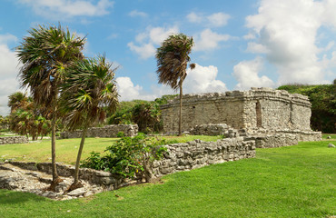 Wall Mural - Ruins of Tulum in Mexico