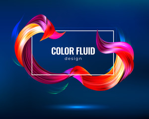 Wall Mural - colorful geometric background. fluid shapes composition. eps10 vector.