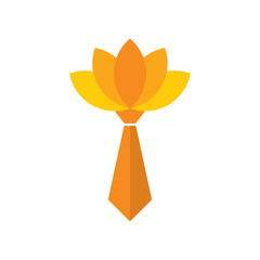 Sticker - Lotus Job Logo Icon Design