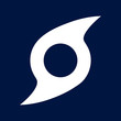 hurricane symbol icon vector