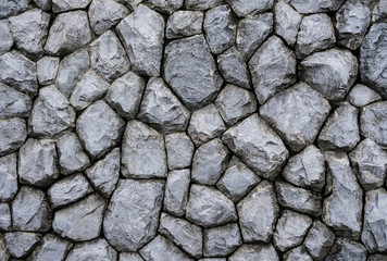 Canvas Print - Stone wall texture background