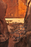 Fototapeta  - The Guelta d'Archei located in the Ennedi Plateau, in north-eastern Chad
