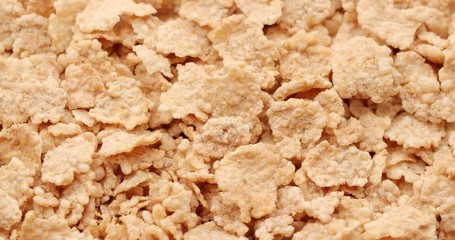 Sticker - Heap of corn flake in rotation